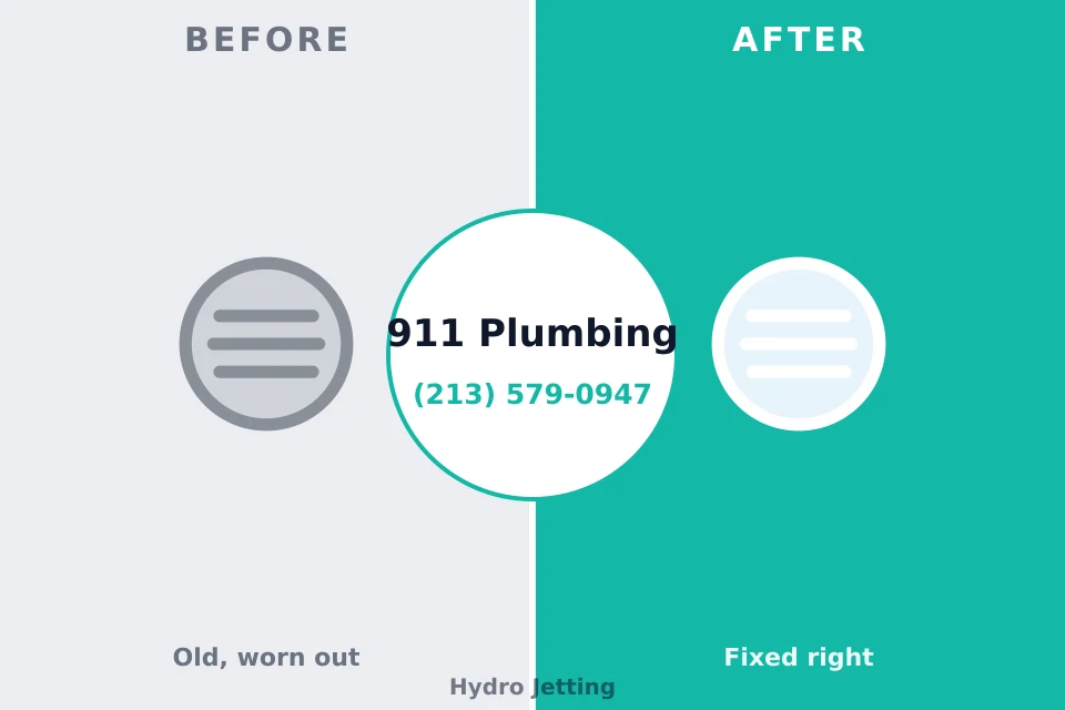 Before and after: plumbing repair Newport, OH